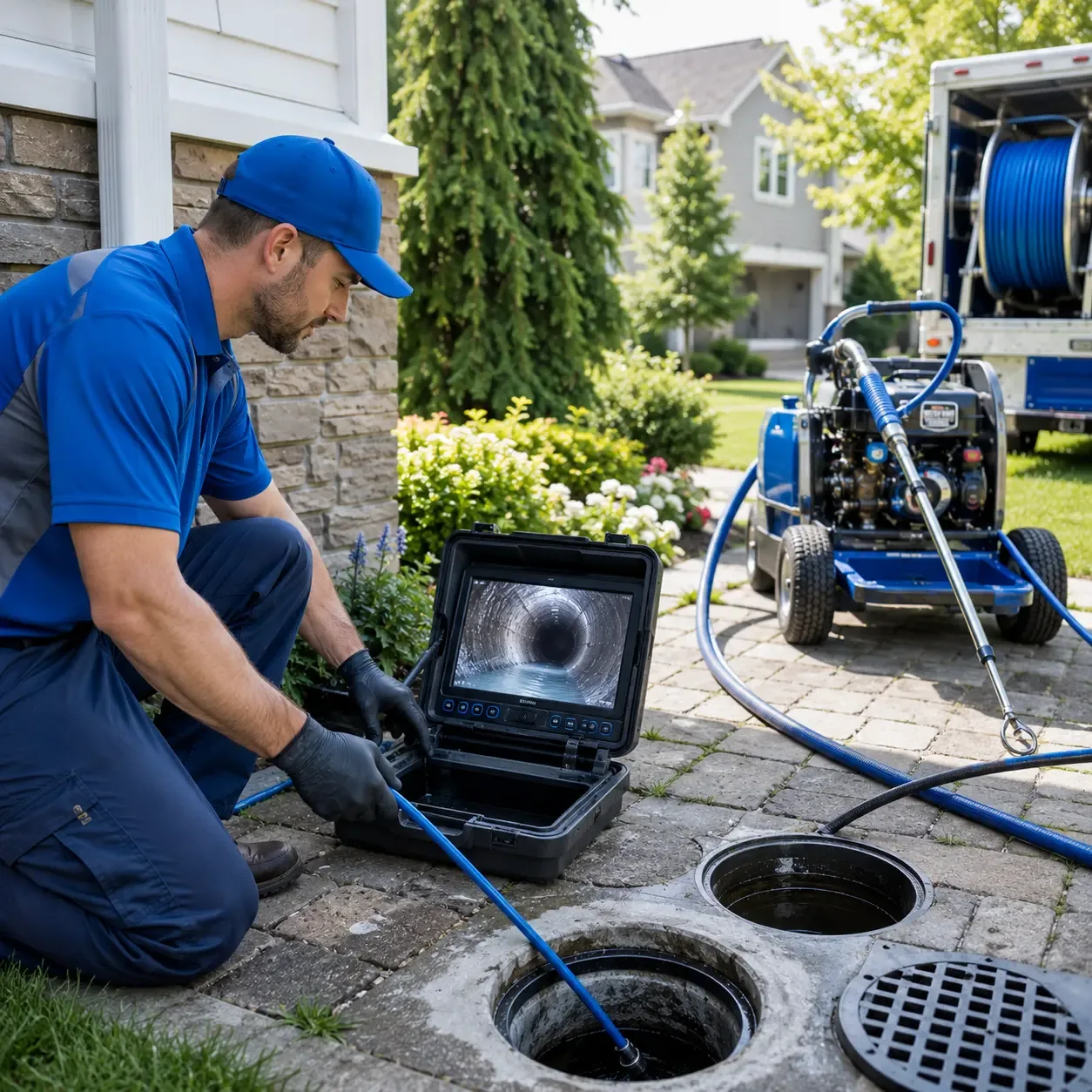 Outdoor drain cleaning professionals serving Shelbyville, IN